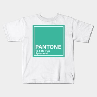 pantone 15-5819 TCX Spearmint Kids T-Shirt